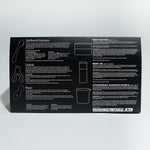 Back of box image for the Bodyworks Ultimate Set with product information for the included MUTHA and Cerē products
